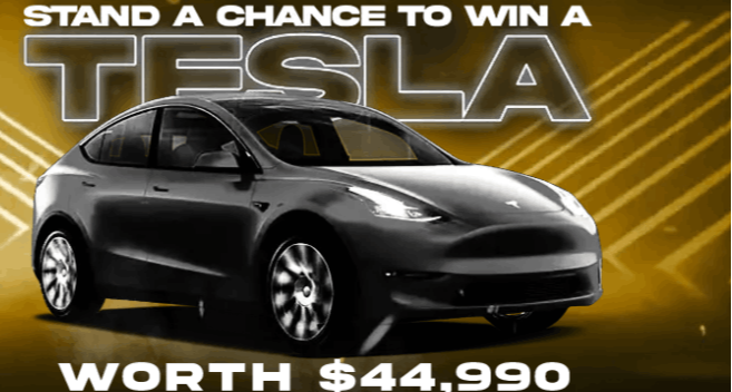 Black Lotus Casino chance to win tesla