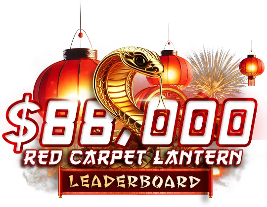 lotus casino promotion - red carpet lantern